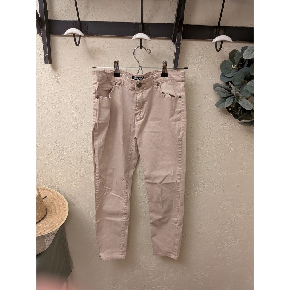 Buffalo David Bitton Women's Blush Pink Cropped Jeans Size 6/28